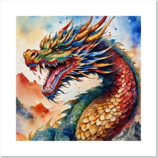 red dragon Posters and Art